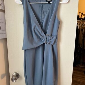 Grey-blue express dress